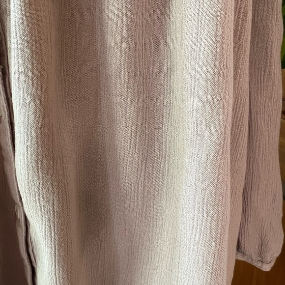 American Eagle eyelet boho festival mauve blouse size S EUC - Picture 9 of 9